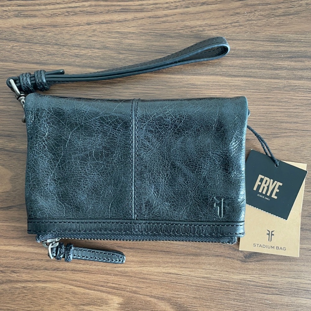 NWT Frye Stadium Bag-  Charcoal